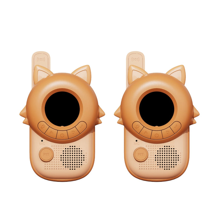 Walkie Talkie Set - Fox Design - 3km Range